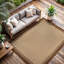 Tapis intérieur / extérieur beige / brun-1488890019