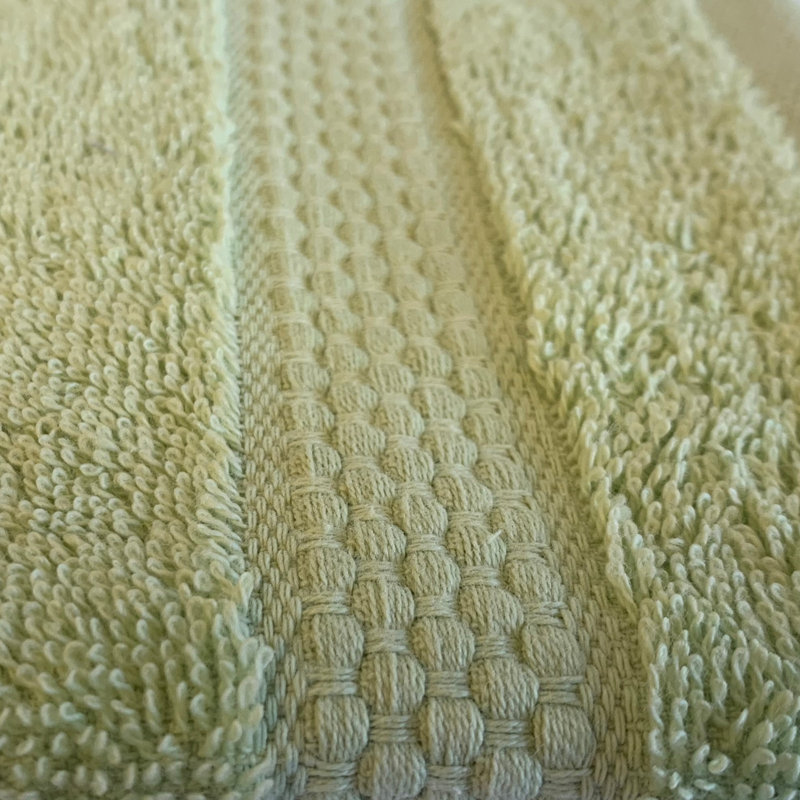 2pk Turkish cotton wash bath mitt glove sage green