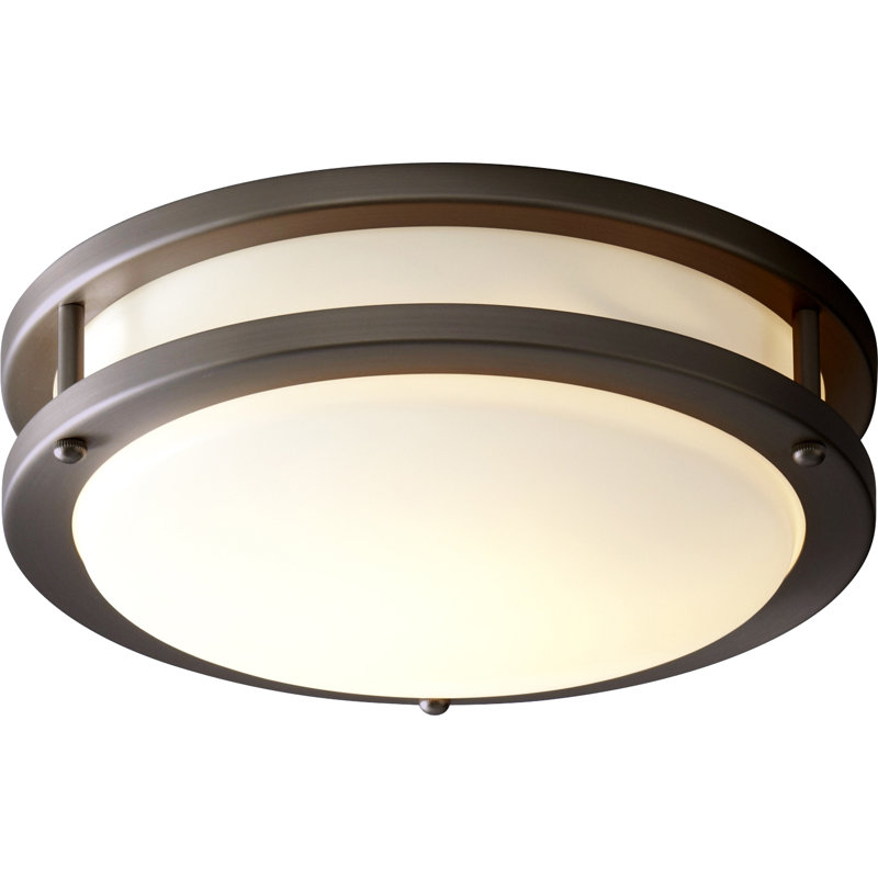 Plafonnier encastré simple à DEL 1 lumière 10,5 po Winsted, Bronze huilé