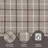 Anaheim Brown Plaid Faux Leather Tab Top Single 50x95" L Curtain Panel with Fleece Lining-1346895084-1414683145