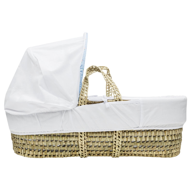 Moses Basket with Bedding with Mattress