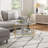 Bupe Glass Top Single Coffee Table-1352929654-1352929651