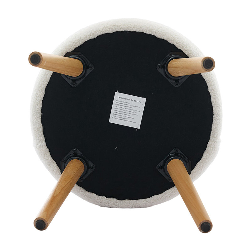 Solid Wood Accent Stool