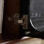Meuble télé rétro en bois manufacturé brun noisette-1382691824