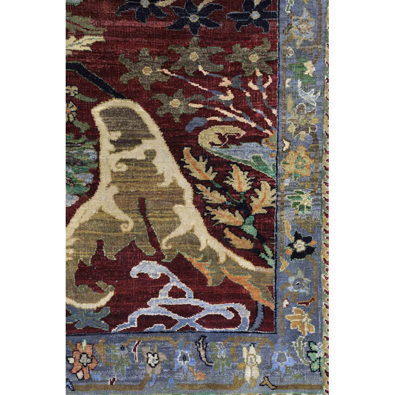 Silk Treasures One-of-a-Kind Rectangle 4' 1" X 6' 4" Area Rug