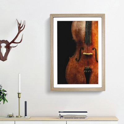 Cello - Picture Frame Graphic Art Print
