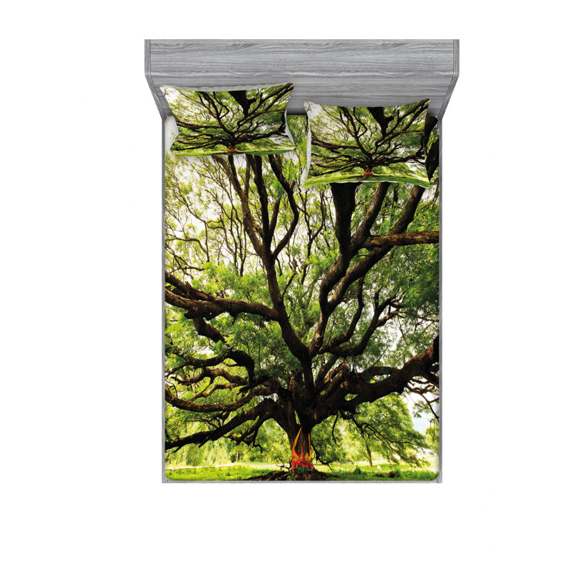 Microfiber Sheet Set, Full/Double Sheet Set with Fitted Sheet