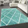 Curstyn Geometric Shag Area Rug