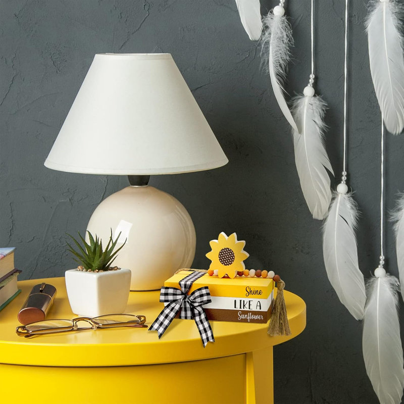 Mini-livre décoratif (tournesol)