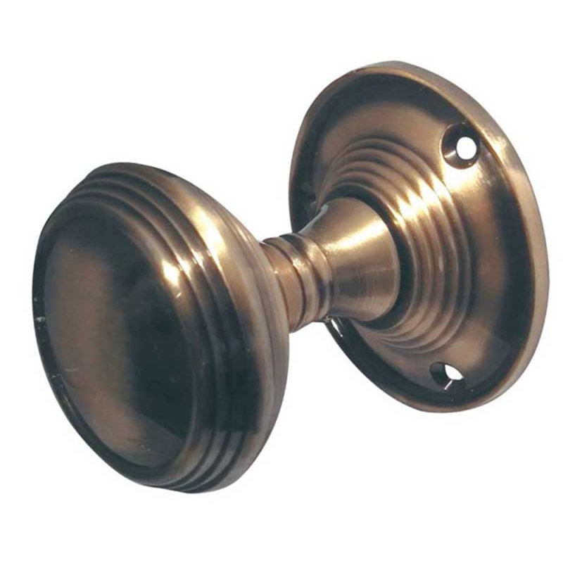 Passage Knobset, Antique Bronze