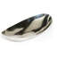 Hosley Hammered Stainless Steel Oval Bowl – 13.5” Decorative Centerpiece for Candles, Orbs, Potpourri & Table Styling | Modern Home & Event Décor