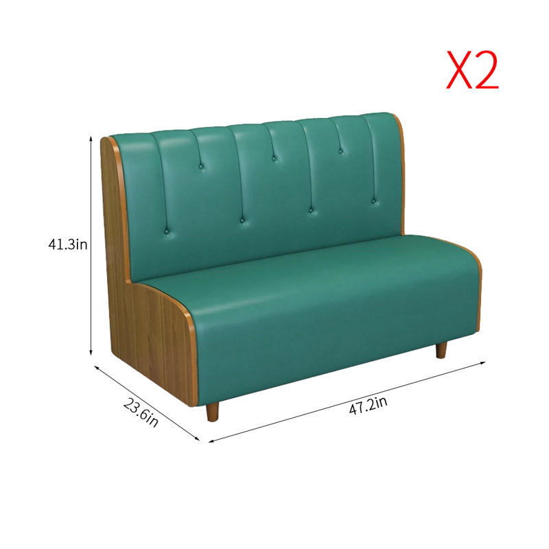 Modern Simple Cafe Benches Upholstered Bench