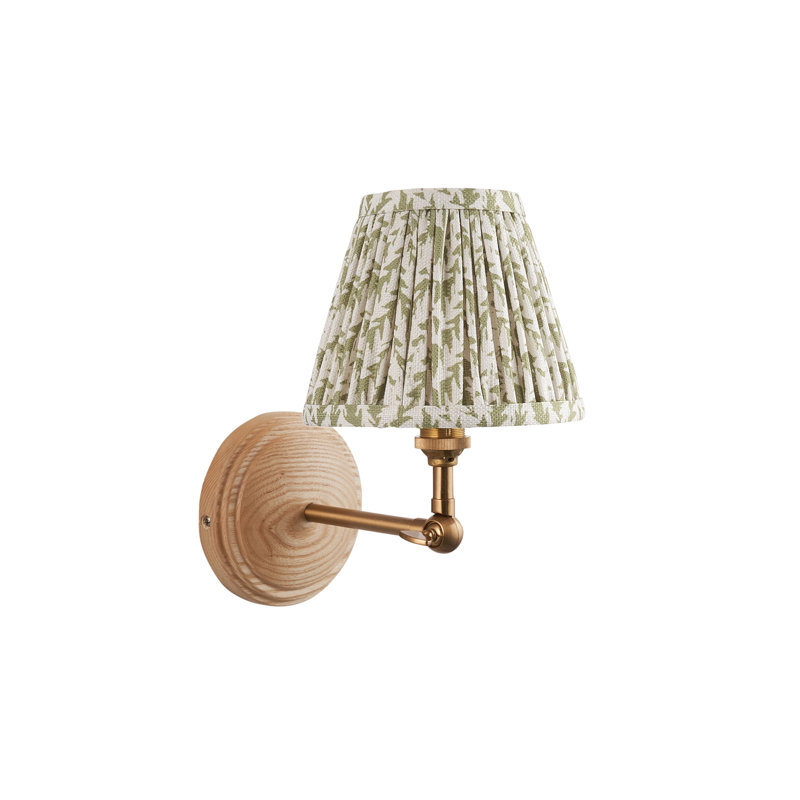 Wood Wing Armed Sconce