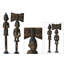 2 Piece Yoruba Justice Wood Sculpture Set