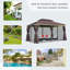 Villarreal 4m x 3m Aluminium Patio Gazebo