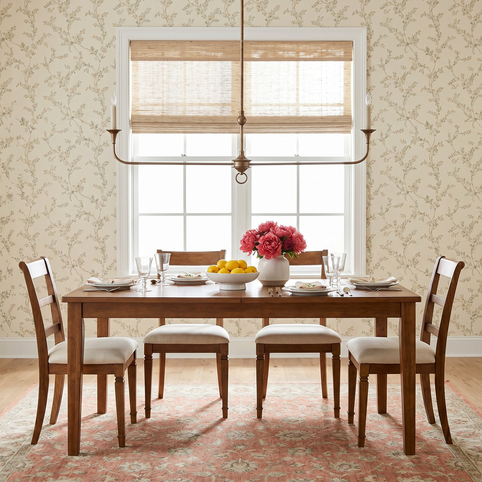 Nottaway Wrought Iron Dimmable Chandelier