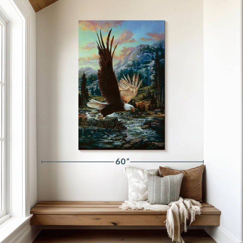 Brampt In Flight, 48" H x 32" W