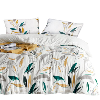 Cotton Duvet Cover Set with Pillow Shams