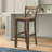 Solid Wood Counter Stool