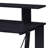 Nypho Black Finish Writing Desk (Not Including Office Chair)-854983157