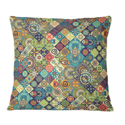 Patchwork Throw Pillow