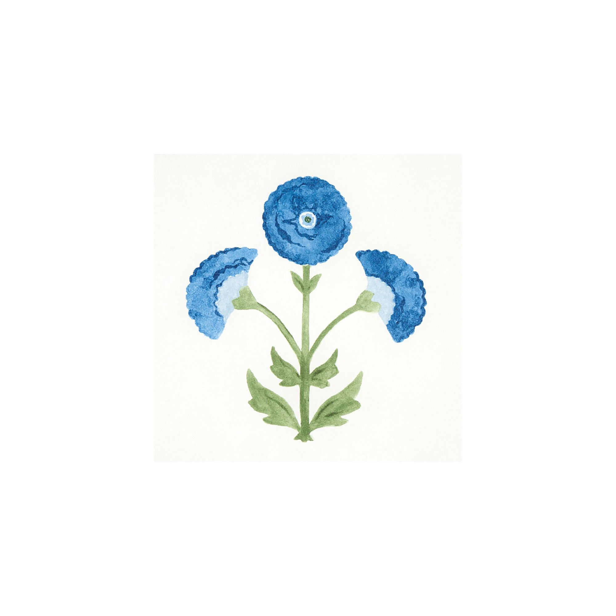 Saranda Flower Wallpaper, Royal