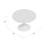 Chilmark Round Marble Top Metal Base Dining Table-2109191602