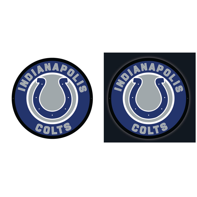 Plaque murale lumineuse NFL, Colts d'Indianapolis
