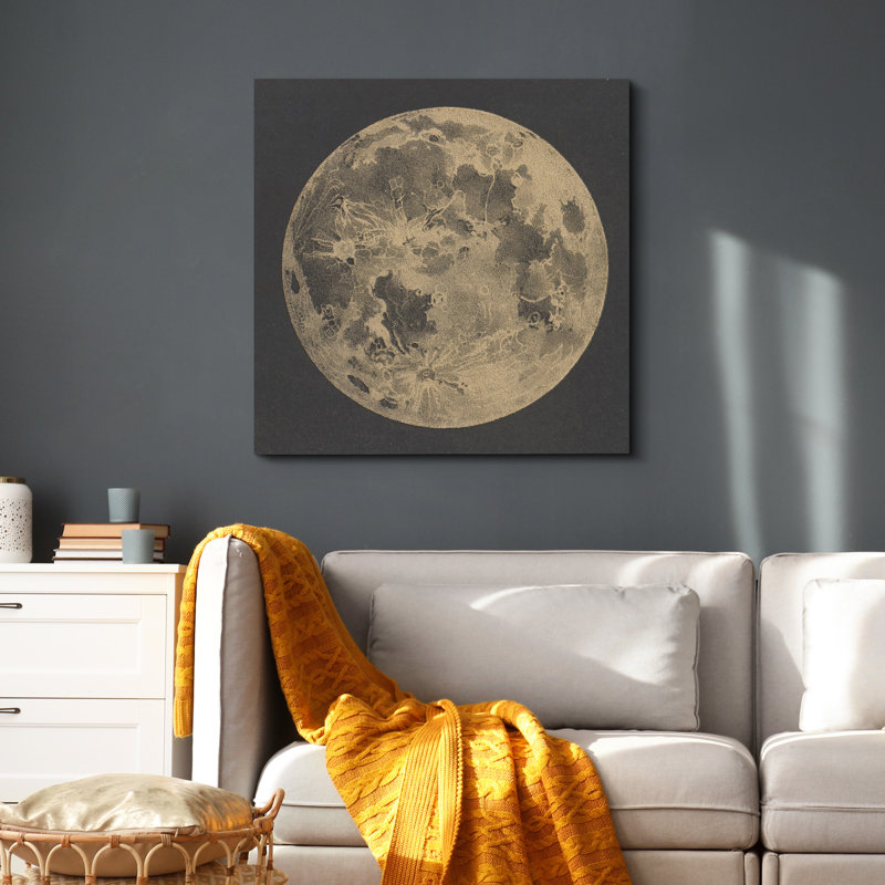 Full Moon, Wrapped Canvas, 24" H x 24" W