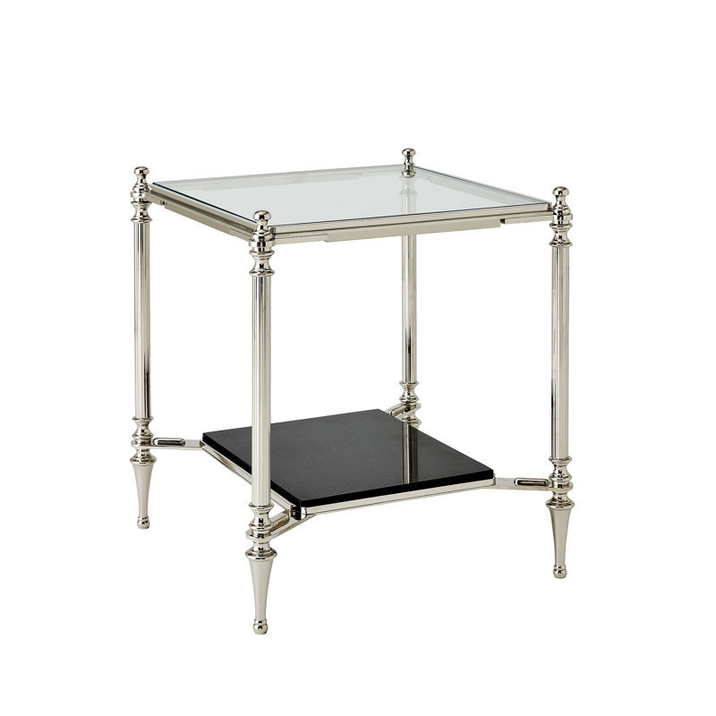 Medford Glass End Table
