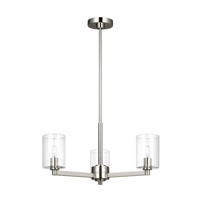 Fullton Dining Room Chandelier With Clear Shade