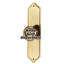 Contemporary Metal Knob Backplate-5220170