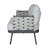 Steel Loveseat And Table Set-75833184-75833247