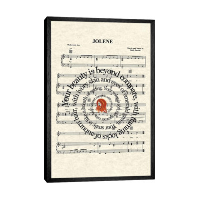 Jolene 1 Piece Wall Art on Canvas