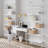 Farmhouse Desk And Bookshelf Set