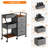 Baby Diaper Caddy Organizer and Storage - 3 Tier Rolling Cart with Dividers and Drawers, 13"D x 31.89"W x 33.5"H-113244432