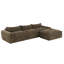 Canapé modulaire entièrement compressible avec repose-pieds mobile Ishmam-114114606