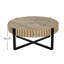 Table basse ronde, table basse cylindrique Handcraft