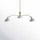 Elyse 3 Light Metal Dimmable Spider Chandelier