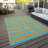 Abdulkarim Striped Machine Washable Area Rug-1823365589