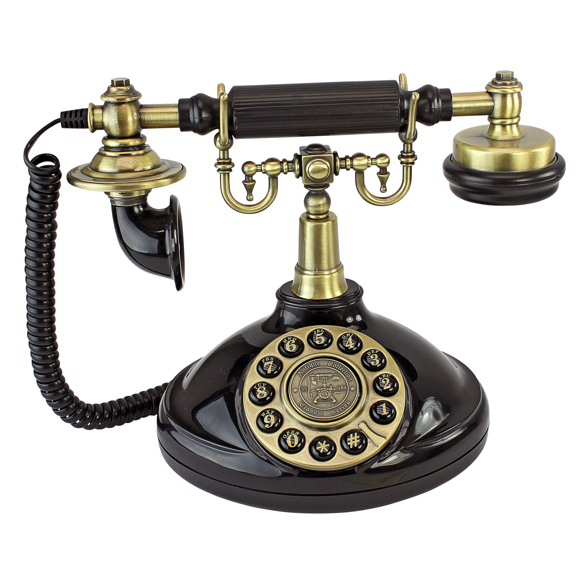 Rotary Dial Corded Telephone