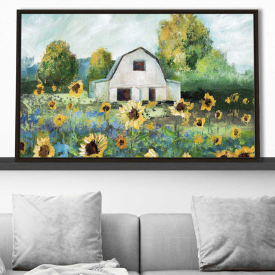 " Sunflower Barn " by Nan