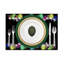 Xmas Vegan Leather Rectangle Placemats-744099750