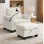 Chaise d'appoint moderne avec repose-pieds-130134399