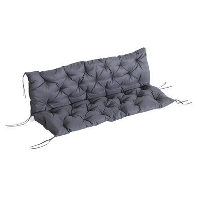 Outsunny 3 Seater Bench Pad Garden Swing Chair Cushion 98x150cm