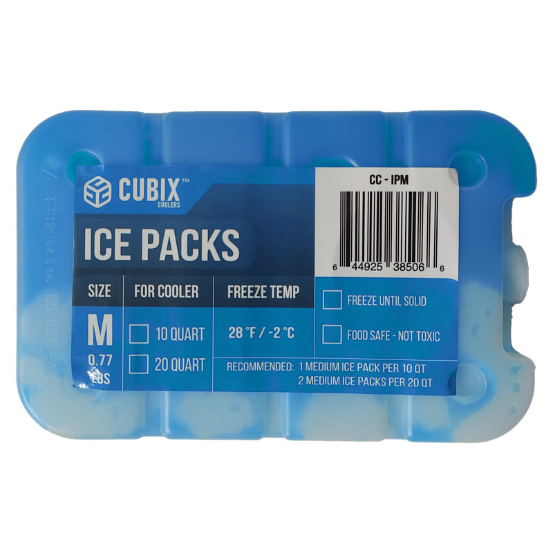 Cubix Outdoors Reusable Ice Pack, Medium