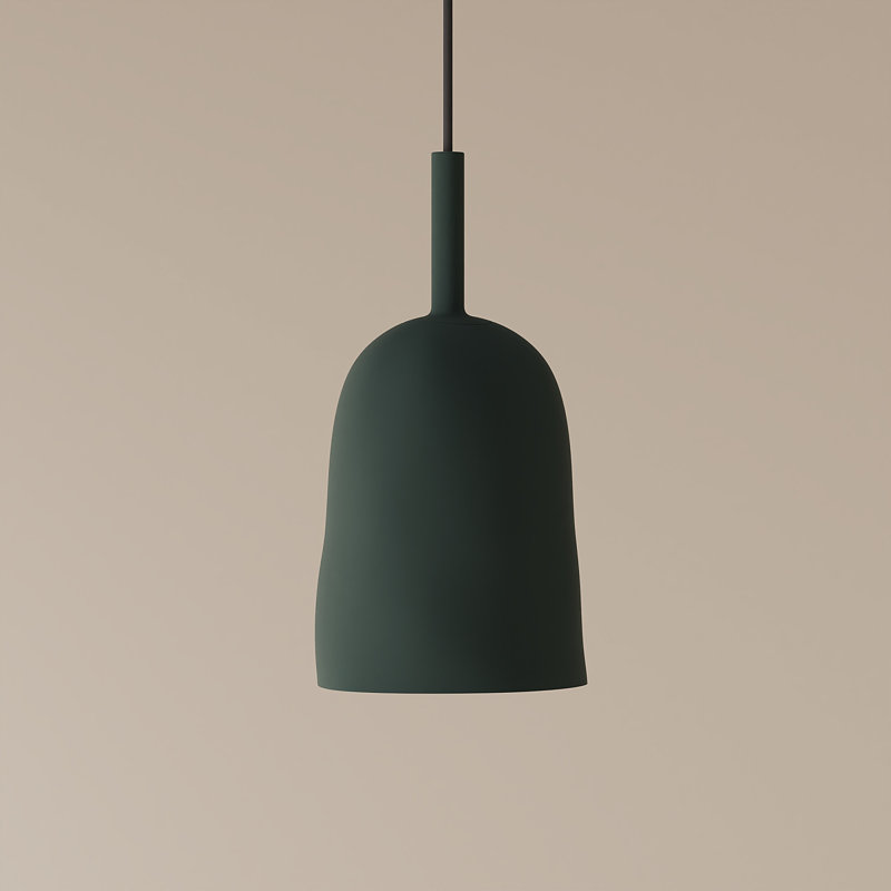 Vessel Pendant Light, 18" H x 14.5" W x 9" D, Midnight, Black