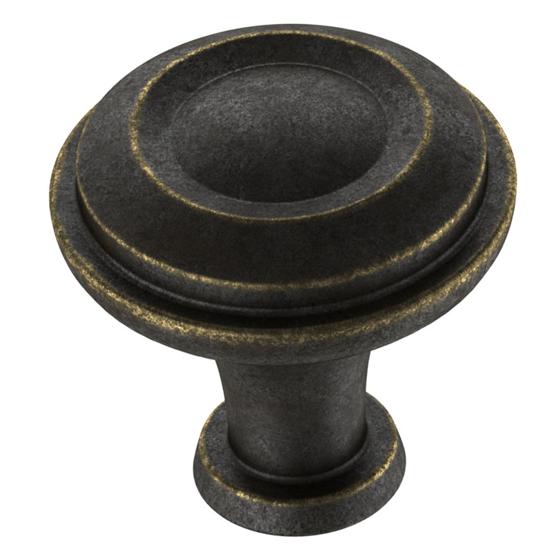 1 1/4" Diameter Mushroom Knob, Warm Chestnut