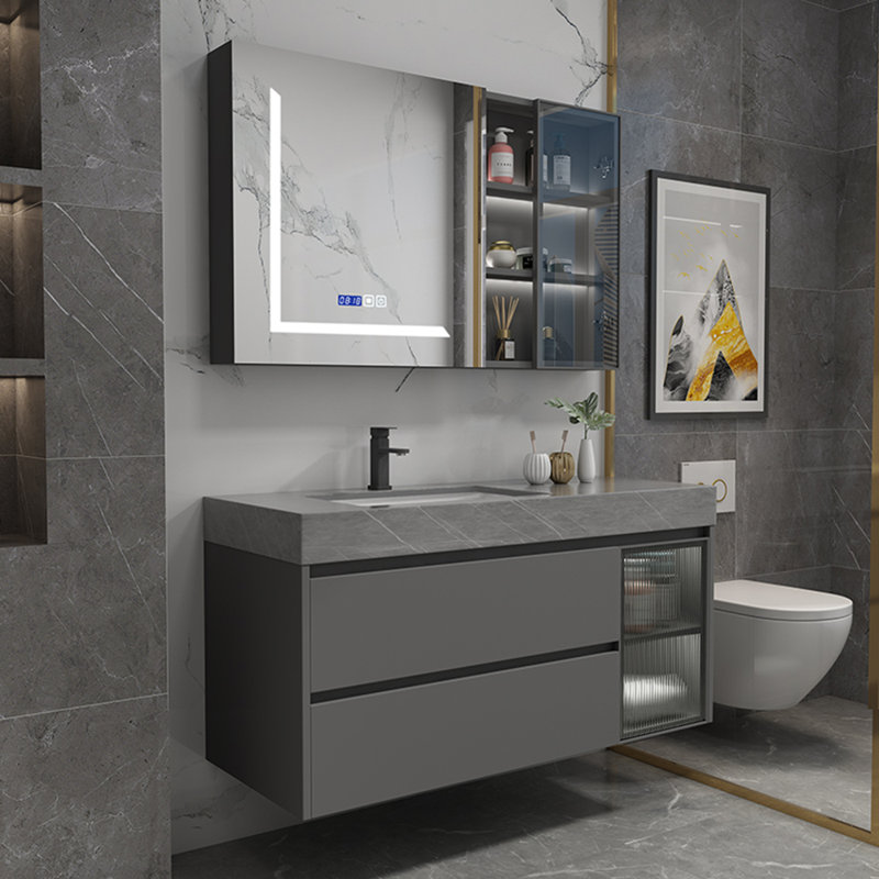 Light luxury modern style bathroom cabinet