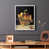 White Single Picture Framed
